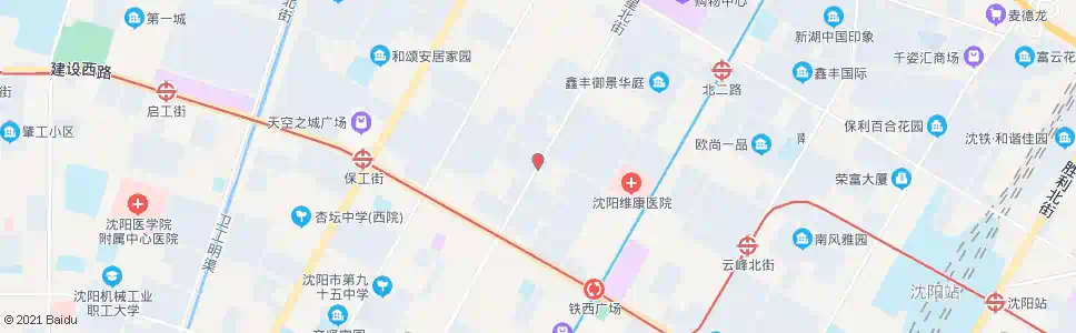 沈阳景星街北四路_公交站地图_沈阳公交_妙搜公交查询2025