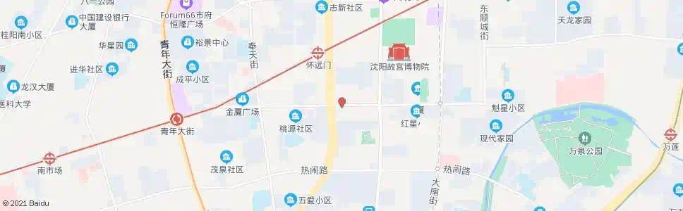 沈阳南顺城路风雨坛街_公交站地图_沈阳公交_妙搜公交查询2025