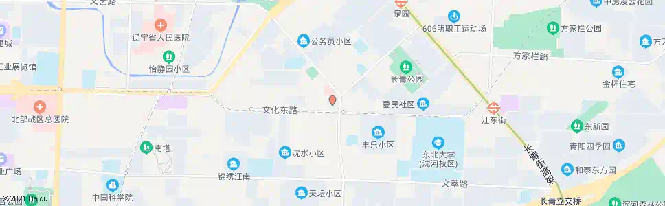 沈阳文化东路出租汽车公司_公交站地图_沈阳公交_妙搜公交查询2025