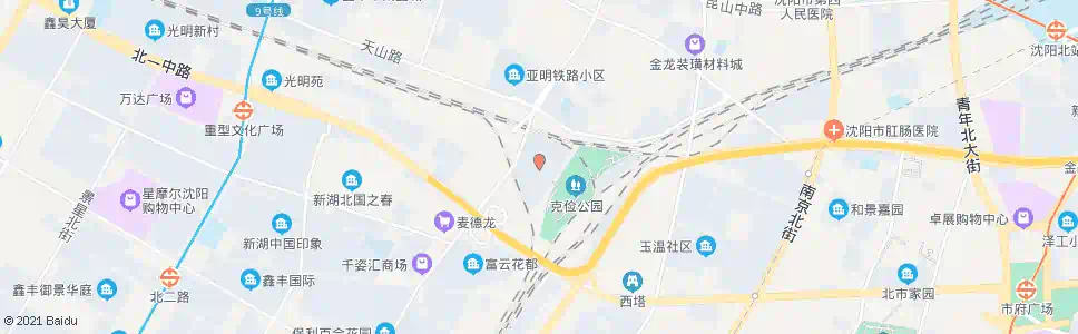 沈阳克俭小区_公交站地图_沈阳公交_妙搜公交查询2025