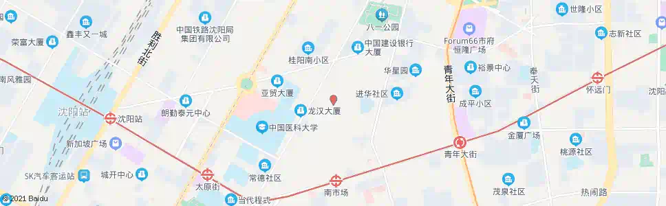 沈阳八经街七纬路_公交站地图_沈阳公交_妙搜公交查询2025