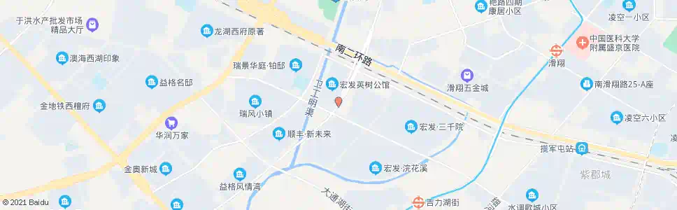 沈阳仙女河路吉力湖街北_公交站地图_沈阳公交_妙搜公交查询2025