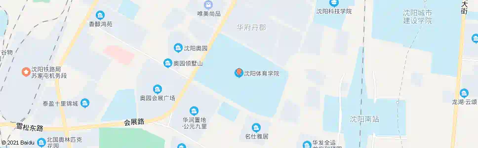 沈阳沈阳体育学院_公交站地图_沈阳公交_妙搜公交查询2025