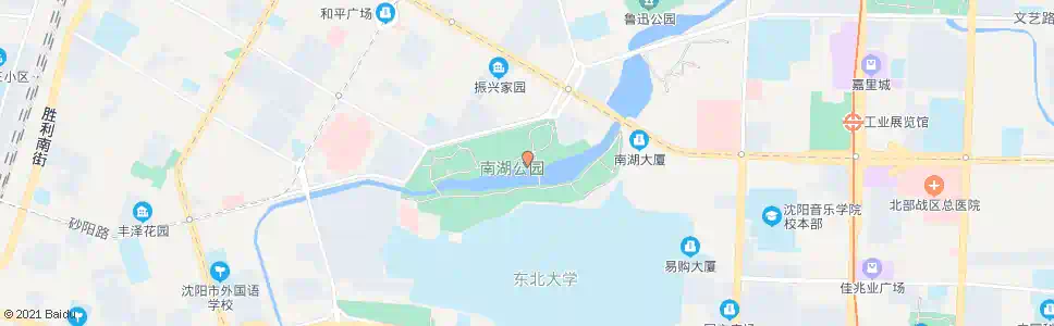 沈阳南湖公园_公交站地图_沈阳公交_妙搜公交查询2025