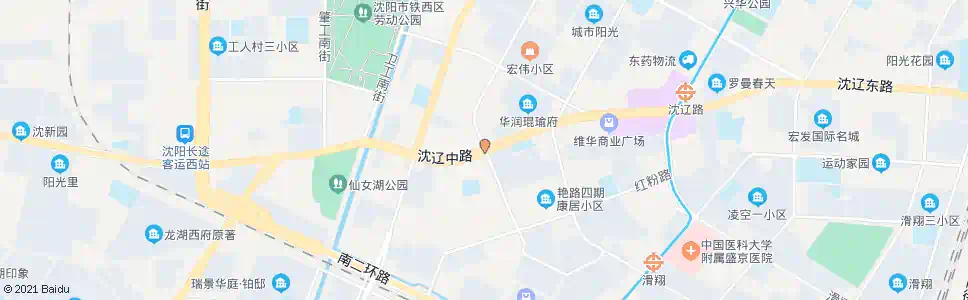 沈阳沈辽路齐贤街_公交站地图_沈阳公交_妙搜公交查询2025