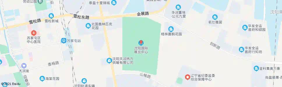 沈阳沈阳国际展览中心_公交站地图_沈阳公交_妙搜公交查询2025