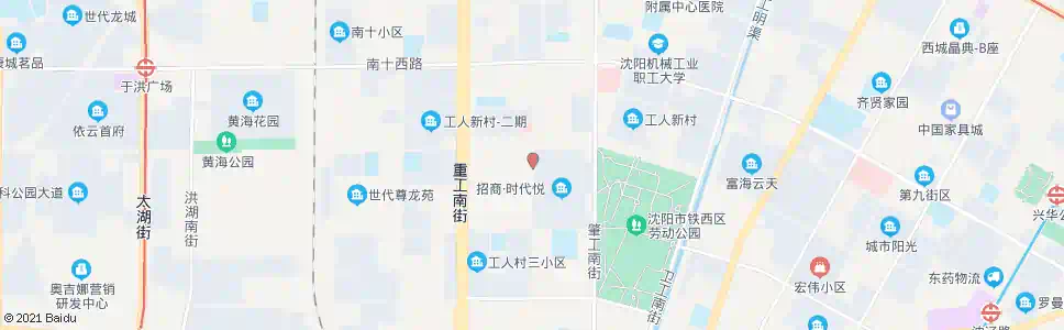 沈阳南十二路赞工街_公交站地图_沈阳公交_妙搜公交查询2025