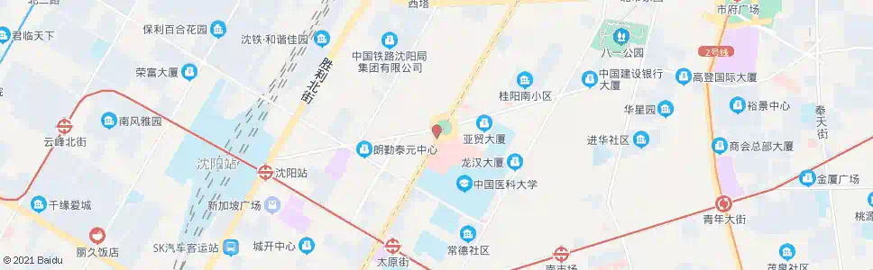 沈阳中山广场太原街_公交站地图_沈阳公交_妙搜公交查询2025
