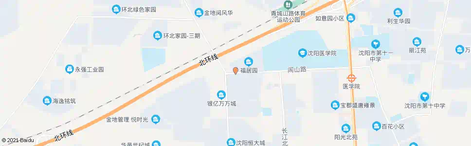 沈阳闾山路怒江北街_公交站地图_沈阳公交_妙搜公交查询2025