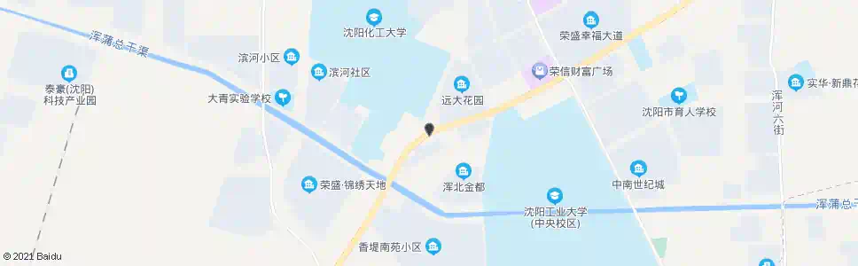沈阳沈阳化工大学东门_公交站地图_沈阳公交_妙搜公交查询2025