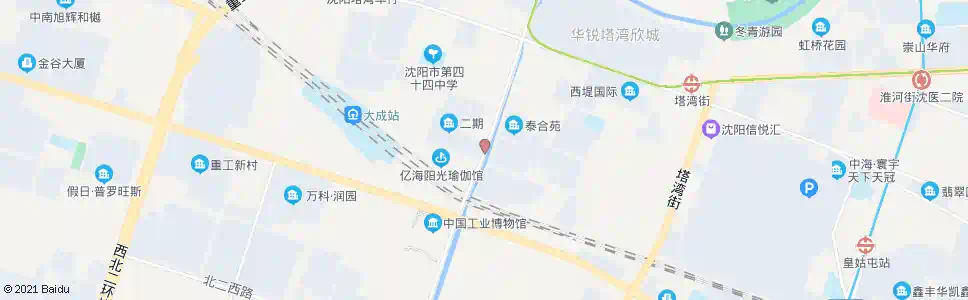 沈阳向工街明廉路_公交站地图_沈阳公交_妙搜公交查询2025