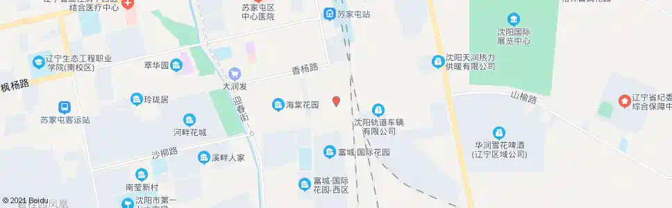 沈阳牡丹街山榆路_公交站地图_沈阳公交_妙搜公交查询2025