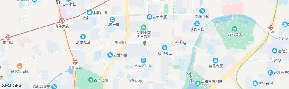沈阳小南街五爱服装城_公交站地图_沈阳公交_妙搜公交查询2025