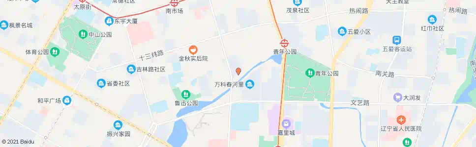沈阳十三纬路三经街西_公交站地图_沈阳公交_妙搜公交查询2025