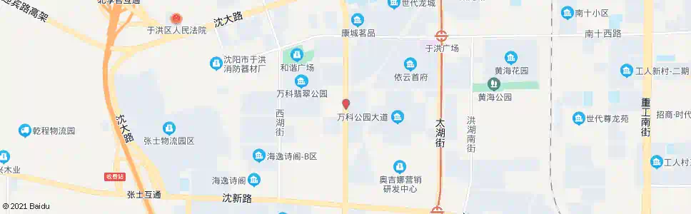 沈阳巢湖街渤海路_公交站地图_沈阳公交_妙搜公交查询2025