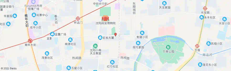 沈阳大南门西_公交站地图_沈阳公交_妙搜公交查询2025