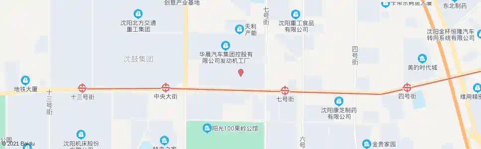 沈阳昊城集团_公交站地图_沈阳公交_妙搜公交查询2025