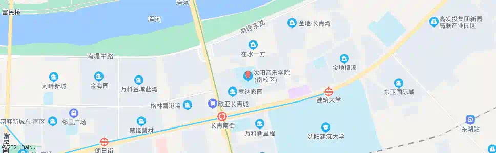 沈阳音乐学院南校区_公交站地图_沈阳公交_妙搜公交查询2025