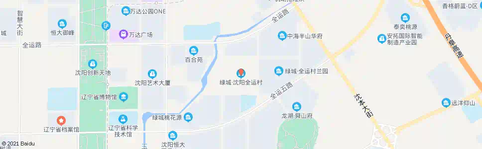 沈阳绿城全运村_公交站地图_沈阳公交_妙搜公交查询2025