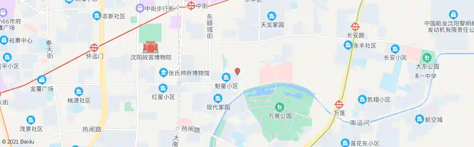 沈阳大什字街育才巷_公交站地图_沈阳公交_妙搜公交查询2025