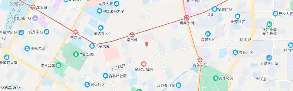 沈阳第七医院南_公交站地图_沈阳公交_妙搜公交查询2025
