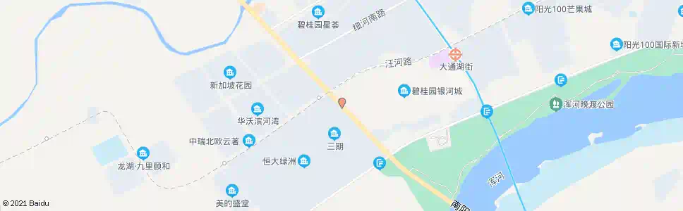 沈阳汪河路南阳湖街_公交站地图_沈阳公交_妙搜公交查询2025