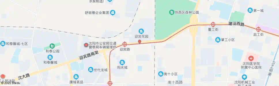 沈阳于洪新村_公交站地图_沈阳公交_妙搜公交查询2025