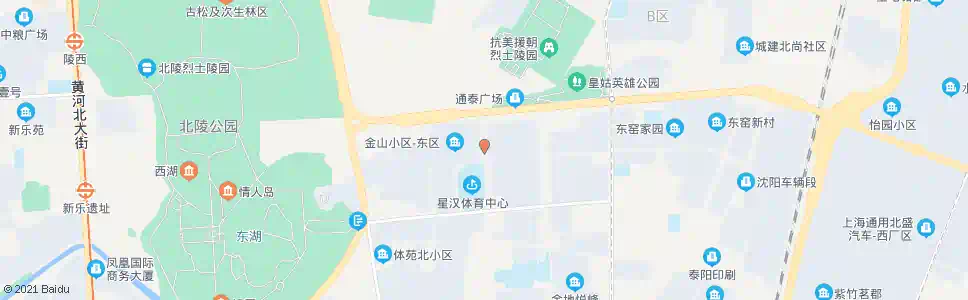 沈阳金山路陵园街_公交站地图_沈阳公交_妙搜公交查询2025