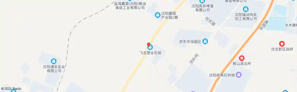 沈阳飞龙包装_公交站地图_沈阳公交_妙搜公交查询2025