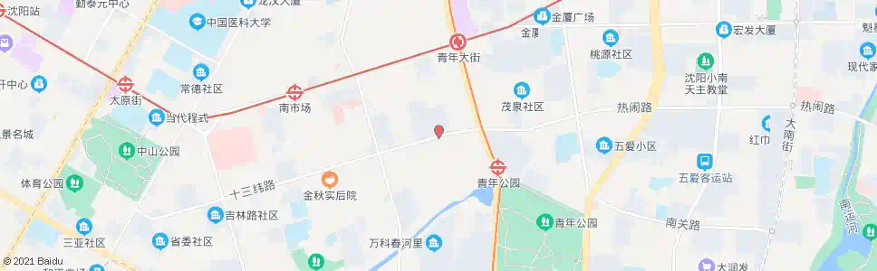 沈阳大西菜行_公交站地图_沈阳公交_妙搜公交查询2025