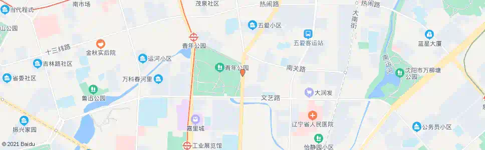 沈阳风雨坛街西滨河路_公交站地图_沈阳公交_妙搜公交查询2025