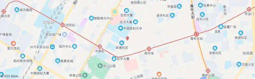 沈阳和平大街十纬路_公交站地图_沈阳公交_妙搜公交查询2025
