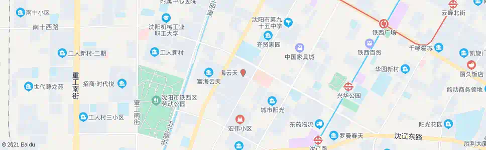 沈阳南十一路齐贤街_公交站地图_沈阳公交_妙搜公交查询2025