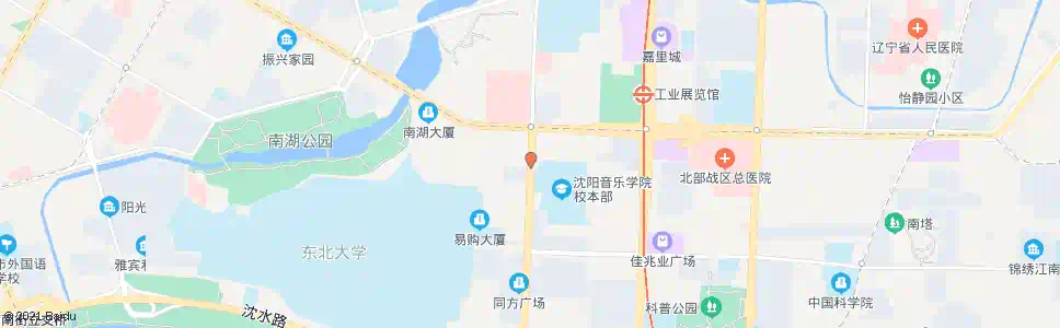沈阳沈阳音乐学院_公交站地图_沈阳公交_妙搜公交查询2025