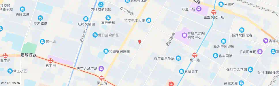 沈阳北三路齐贤街_公交站地图_沈阳公交_妙搜公交查询2025