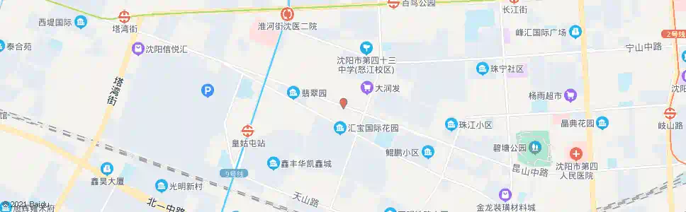 沈阳昆山路怒江街_公交站地图_沈阳公交_妙搜公交查询2025