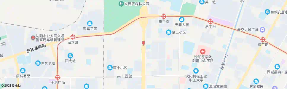 沈阳重工街南七路_公交站地图_沈阳公交_妙搜公交查询2025