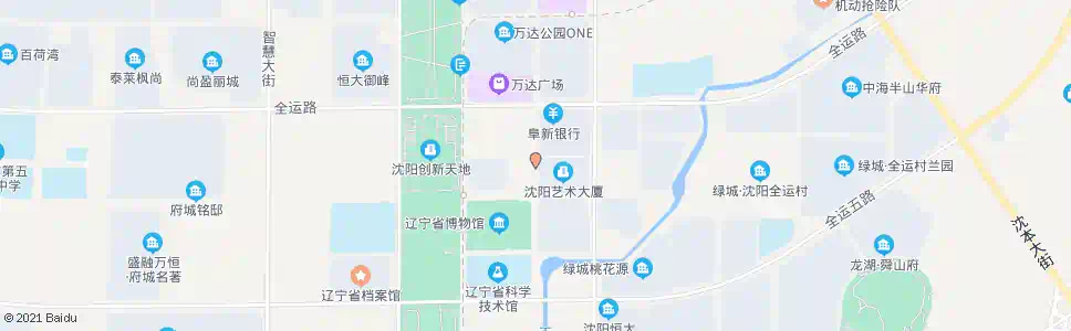沈阳智慧四街全运二路_公交站地图_沈阳公交_妙搜公交查询2025