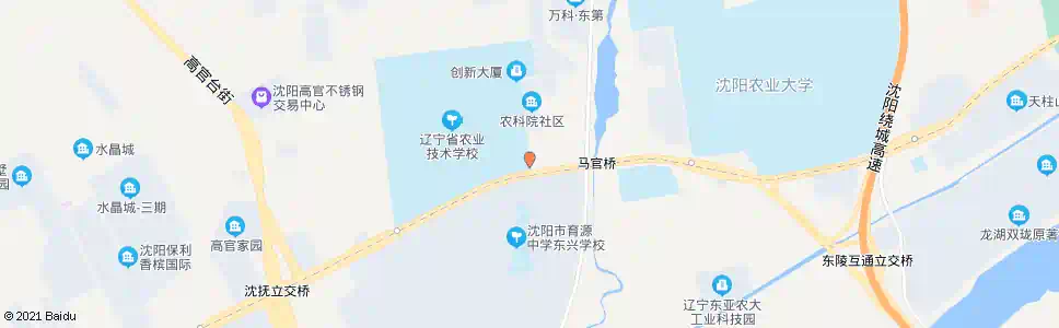 沈阳东陵路农科院_公交站地图_沈阳公交_妙搜公交查询2025
