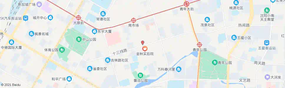 沈阳人民保险公司_公交站地图_沈阳公交_妙搜公交查询2025