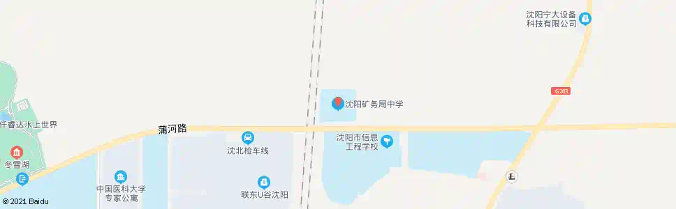 沈阳矿务局中学_公交站地图_沈阳公交_妙搜公交查询2025