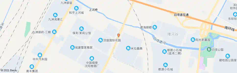 沈阳上河湾_公交站地图_沈阳公交_妙搜公交查询2025