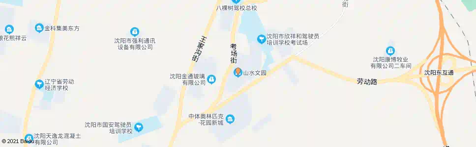 沈阳山水文园(花园新城)_公交站地图_沈阳公交_妙搜公交查询2025