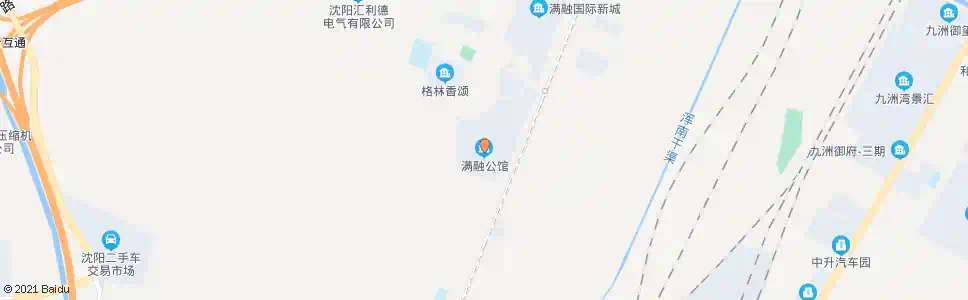 沈阳满融公馆_公交站地图_沈阳公交_妙搜公交查询2025