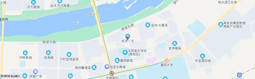 沈阳文汇街南堤路_公交站地图_沈阳公交_妙搜公交查询2025