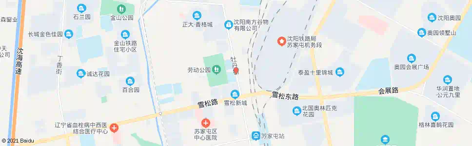 沈阳苏家屯铁路小学_公交站地图_沈阳公交_妙搜公交查询2025