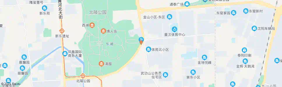 沈阳北陵东门_公交站地图_沈阳公交_妙搜公交查询2025