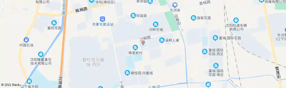 沈阳沙柳路小学_公交站地图_沈阳公交_妙搜公交查询2025