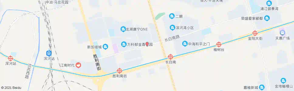 沈阳长白南路长白三街_公交站地图_沈阳公交_妙搜公交查询2025