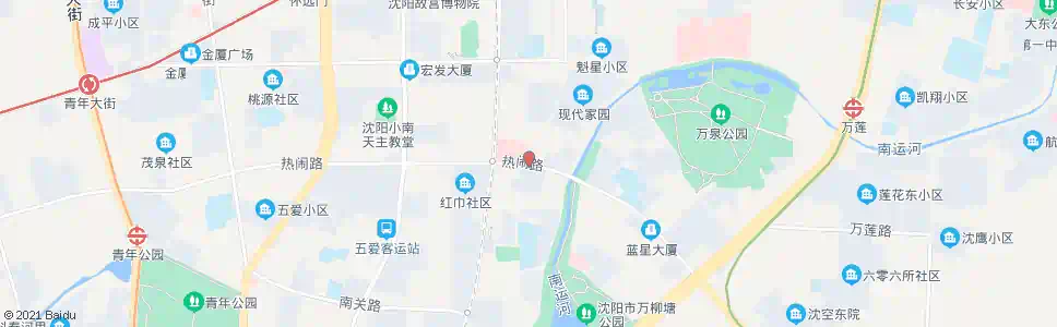 沈阳热闹路东滨河路_公交站地图_沈阳公交_妙搜公交查询2025